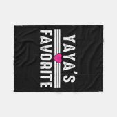 Yaya's Favorite Fleecedecke (Vorderseite (Horizontal))