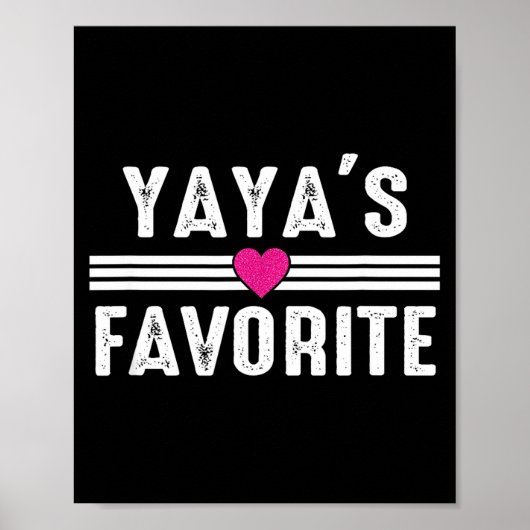 Yayas Liebling Poster (Vorne)