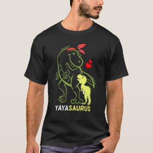Yayasaurus Yaya Tyrannosaurus Dinosaur Baby Mother T-Shirt