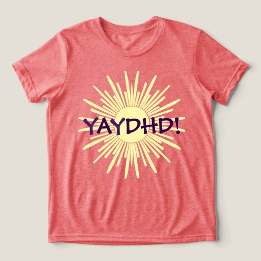 YAYDHD Tri-Blend SHIRT (Design Vorderseite)