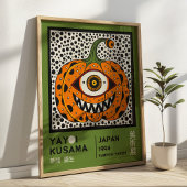 Yayoi Kusama Abstract Pumpkin Colorful Exhibition Poster