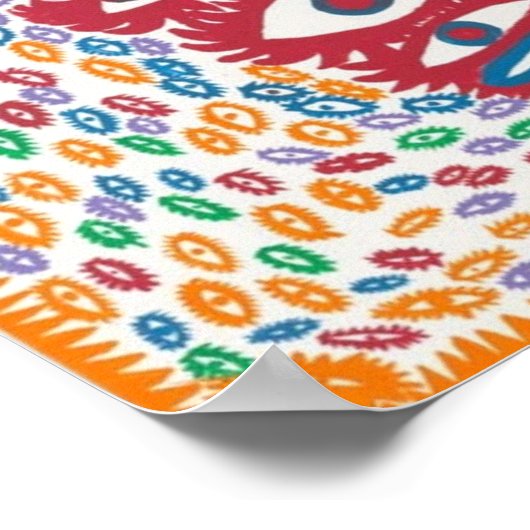 Yayoi Kusama Art 4 Poster (Ecke)