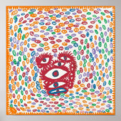 Yayoi Kusama Art 4 Poster (Vorne)