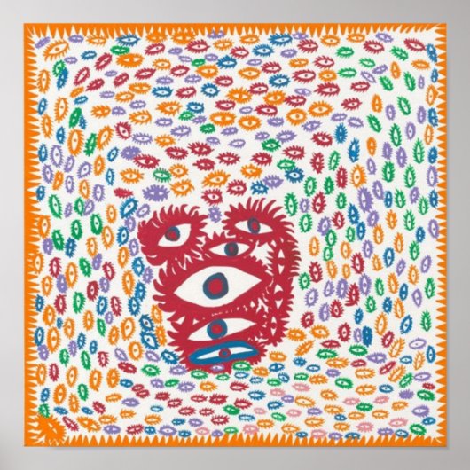 Yayoi Kusama Art 4 Poster (Vorne)