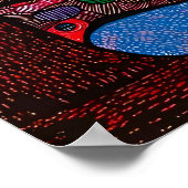 Yayoi Kusama art Poster (Ecke)