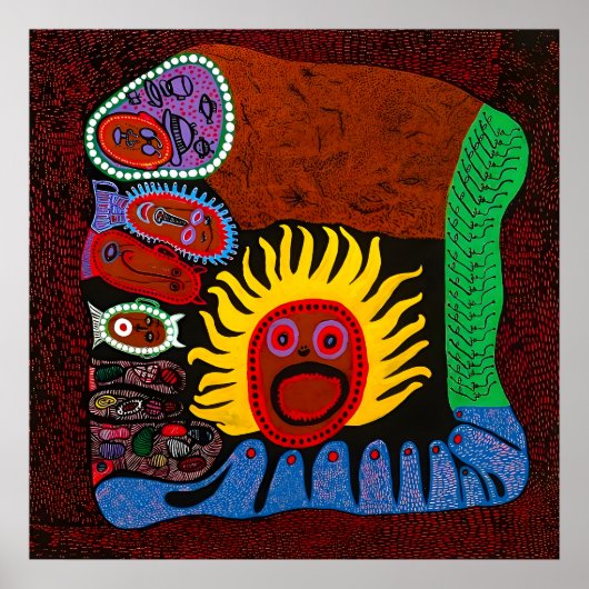 Yayoi Kusama art Poster (Vorne)