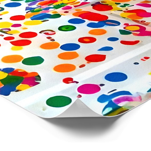 Yayoi Kusama art Poster (Ecke)