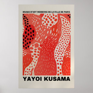 Yayoi Kusama Druck - Abstrakter Yayoi Kusama Poste Poster