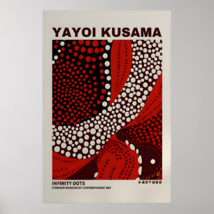 Yayoi Kusama Druck - Abstrakter Yayoi Kusama Poste Poster