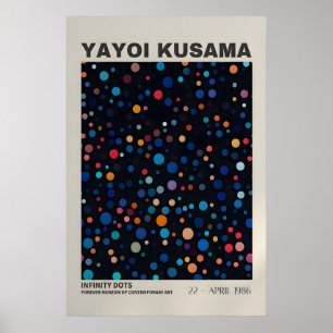 Yayoi Kusama Druck - Abstrakter Yayoi Kusama Poste Poster
