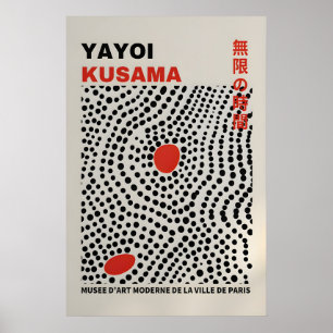 Yayoi Kusama Druck - Abstrakter Yayoi Kusama Poste Poster