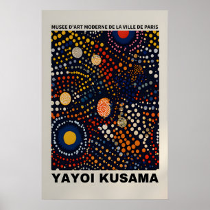 Yayoi Kusama Druck - Abstrakter Yayoi Kusama Poste Poster
