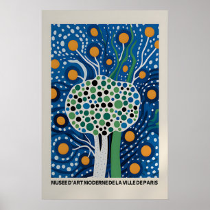 Yayoi Kusama Druck - Abstrakter Yayoi Kusama Poste Poster