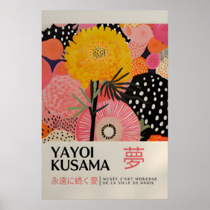 Yayoi Kusama Druck - Japanische Wandkunst - Home W Poster