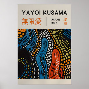 Yayoi Kusama Druck - Japanische Wandkunst - Home W Poster