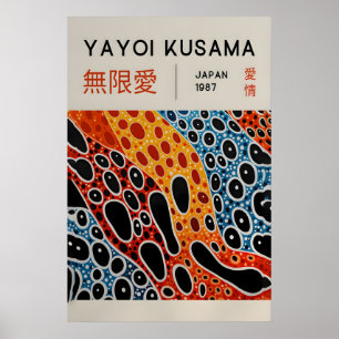 Yayoi Kusama Druck - Japanische Wandkunst - Home W Poster