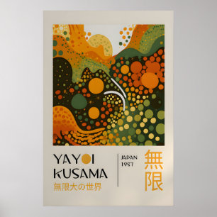 Yayoi Kusama Druck - Japanische Wandkunst - Home W Poster