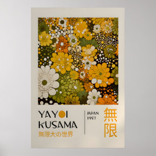 Yayoi Kusama Druck - Japanische Wandkunst - Home W Poster