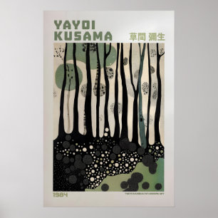 Yayoi Kusama Druck, Moderne Kunst Druck, Maximalis Poster