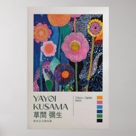 Yayoi Kusama Druck, Moderne Kunst Druck, Maximalis Poster