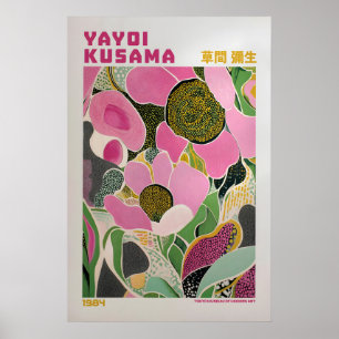 Yayoi Kusama Druck, Moderne Kunst Druck, Wohnzimme Poster