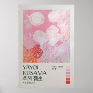 Yayoi Kusama Druck, Moderne Kunst Druck, Wohnzimme Poster