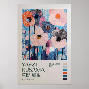 Yayoi Kusama Druck, Yayoi Kusama Ausstellung Poster