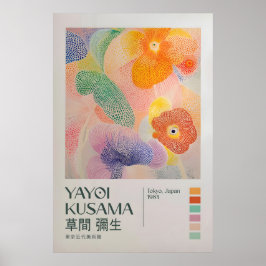 Yayoi Kusama Druck, Yayoi Kusama Ausstellung Poster