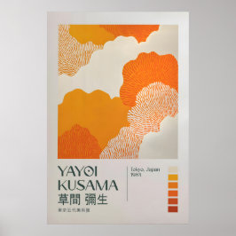 Yayoi Kusama Druck, Yayoi Kusama Ausstellung Poster