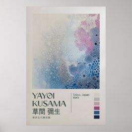 Yayoi Kusama Druck, Yayoi Kusama Ausstellung Poster