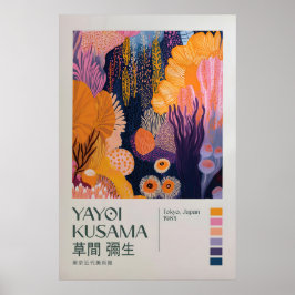 Yayoi Kusama Druck, Yayoi Kusama Ausstellung Poster