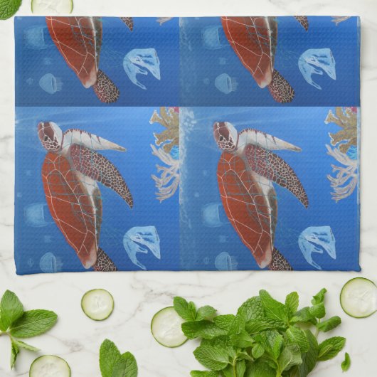 Yayoi Kusama Geschirrtuch (Gefaltet)