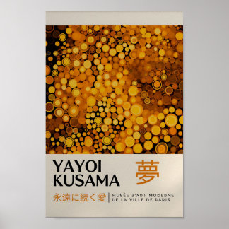 Yayoi Kusama Inspiriert Abstrakte Kunst Poster
