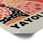 Yayoi Kusama Inspiriert Abstrakte Kunst Poster (Ecke)