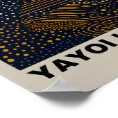 Yayoi Kusama Inspiriert Abstrakte Kunst Poster (Ecke)