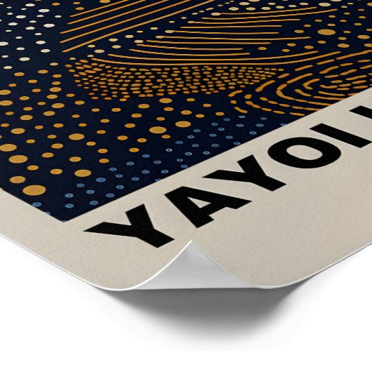 Yayoi Kusama Inspiriert Abstrakte Kunst Poster (Ecke)