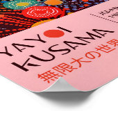 Yayoi Kusama Inspiriert Abstrakte Kunst Poster (Ecke)