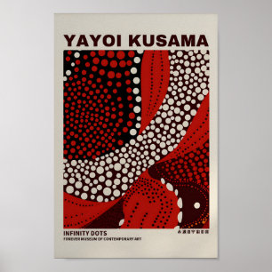 Yayoi Kusama Inspiriert Abstrakte Kunst Poster