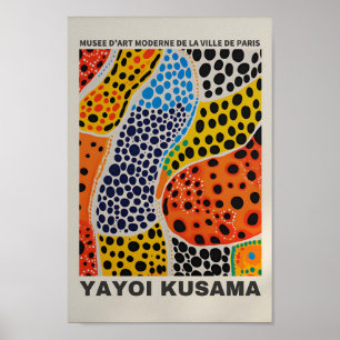 Yayoi Kusama Inspiriert Abstrakte Kunst Poster