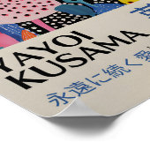 Yayoi Kusama Inspiriert Abstrakte Kunst Poster (Ecke)