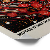 Yayoi Kusama Inspiriert Abstrakte Kunst Poster (Ecke)