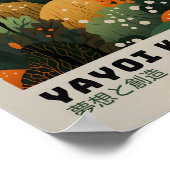 Yayoi Kusama Inspiriert Abstrakte Kunst Poster (Ecke)