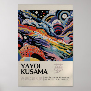 Yayoi Kusama Inspiriert Abstrakte Kunst Poster