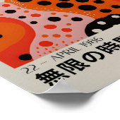 Yayoi Kusama Inspiriert Abstrakte Kunst Poster (Ecke)