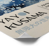 Yayoi Kusama Inspiriert Abstrakte Kunst Poster (Ecke)