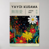 Yayoi Kusama Inspiriert Abstrakte Kunst Poster (Vorne)