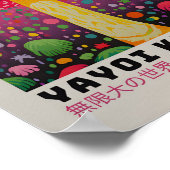 Yayoi Kusama Inspiriert Abstrakte Kunst Poster (Ecke)