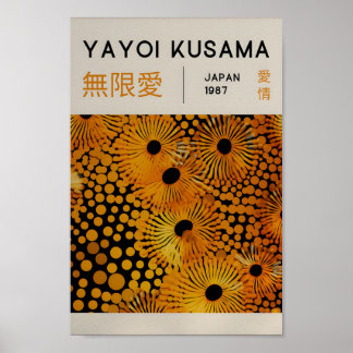 Yayoi Kusama Inspiriert Abstrakte Kunst Poster