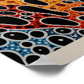 Yayoi Kusama Inspiriert Abstrakte Kunst Poster (Ecke)