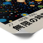 Yayoi Kusama Inspiriert Abstrakte Kunst Poster (Ecke)